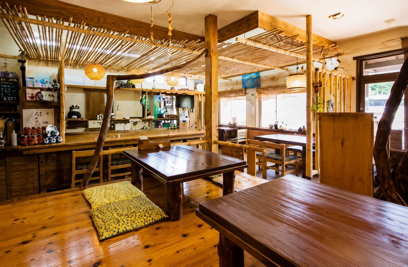 店内の風景