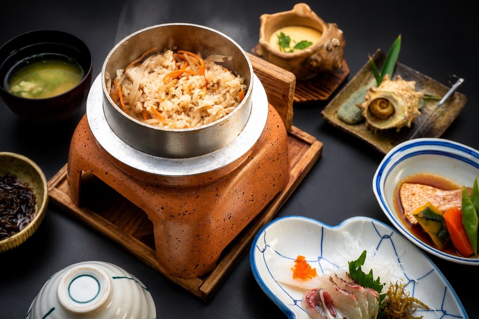朝日釜めし膳